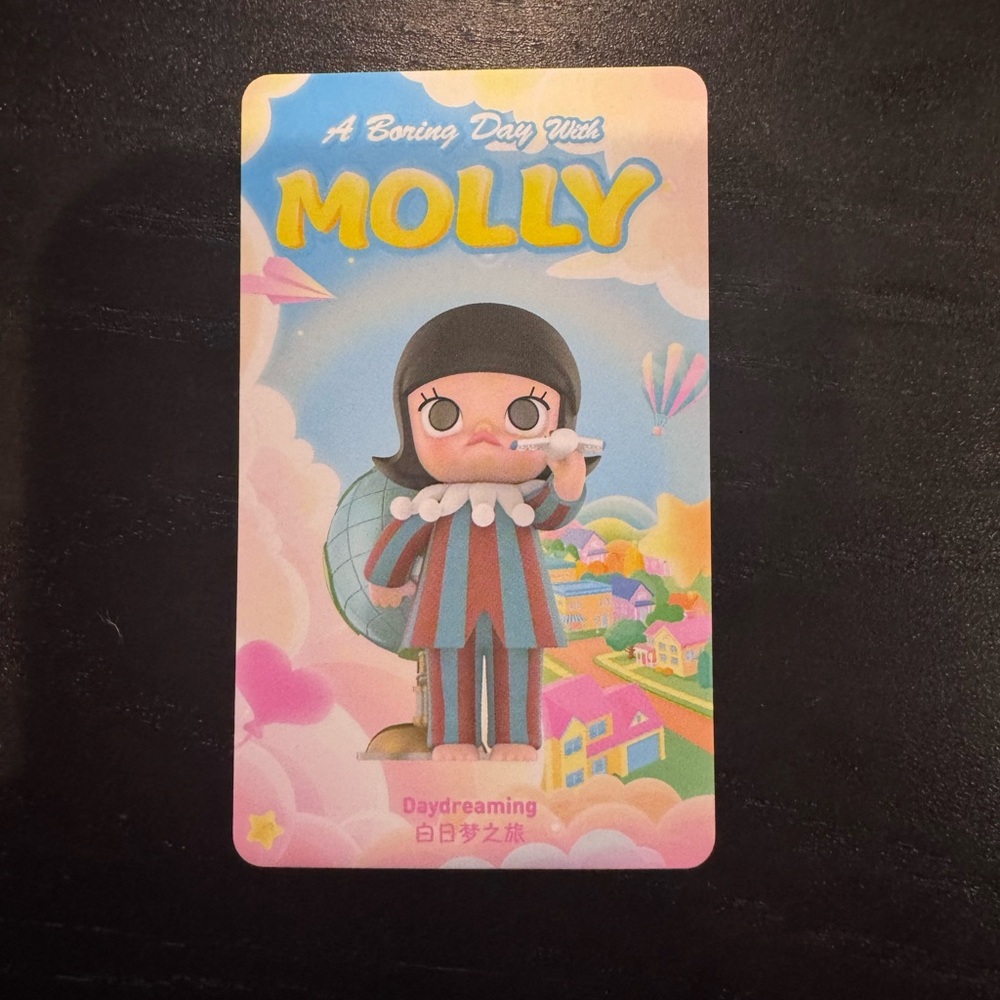 POPMART Molly Blind Box Figure- A Boring Day with Molly Daydreaming
